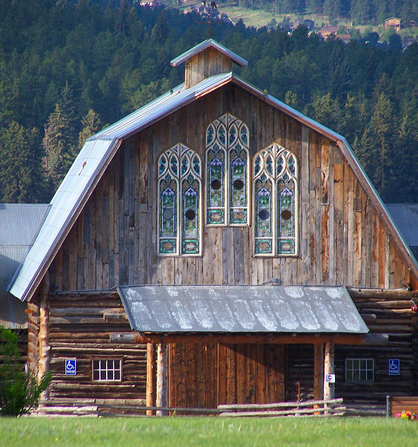 Evergreen Memorial Park Barn Chapel - location of Corey McClymonds Life Celebration image
